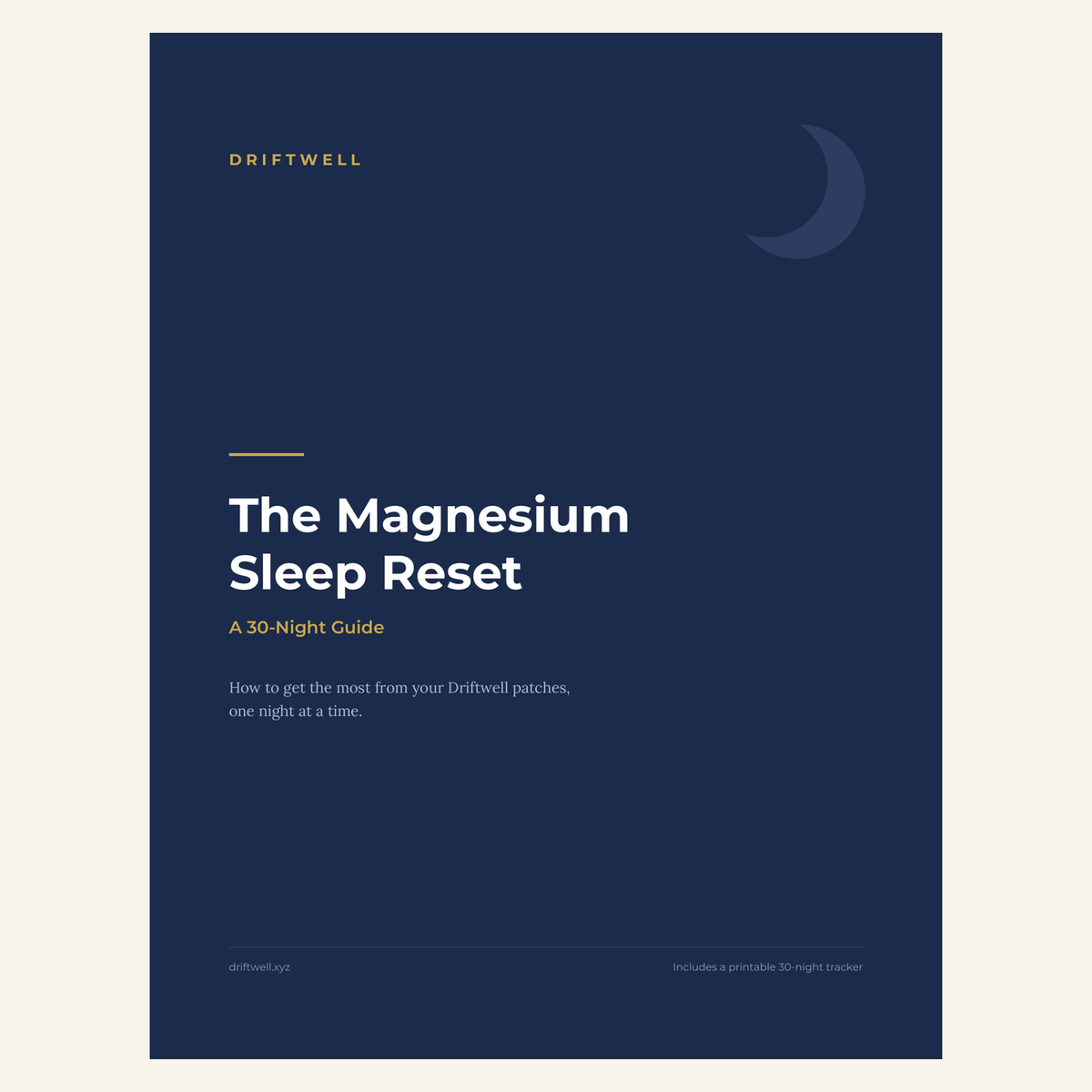 The Magnesium Sleep Reset — 30-Night Guide